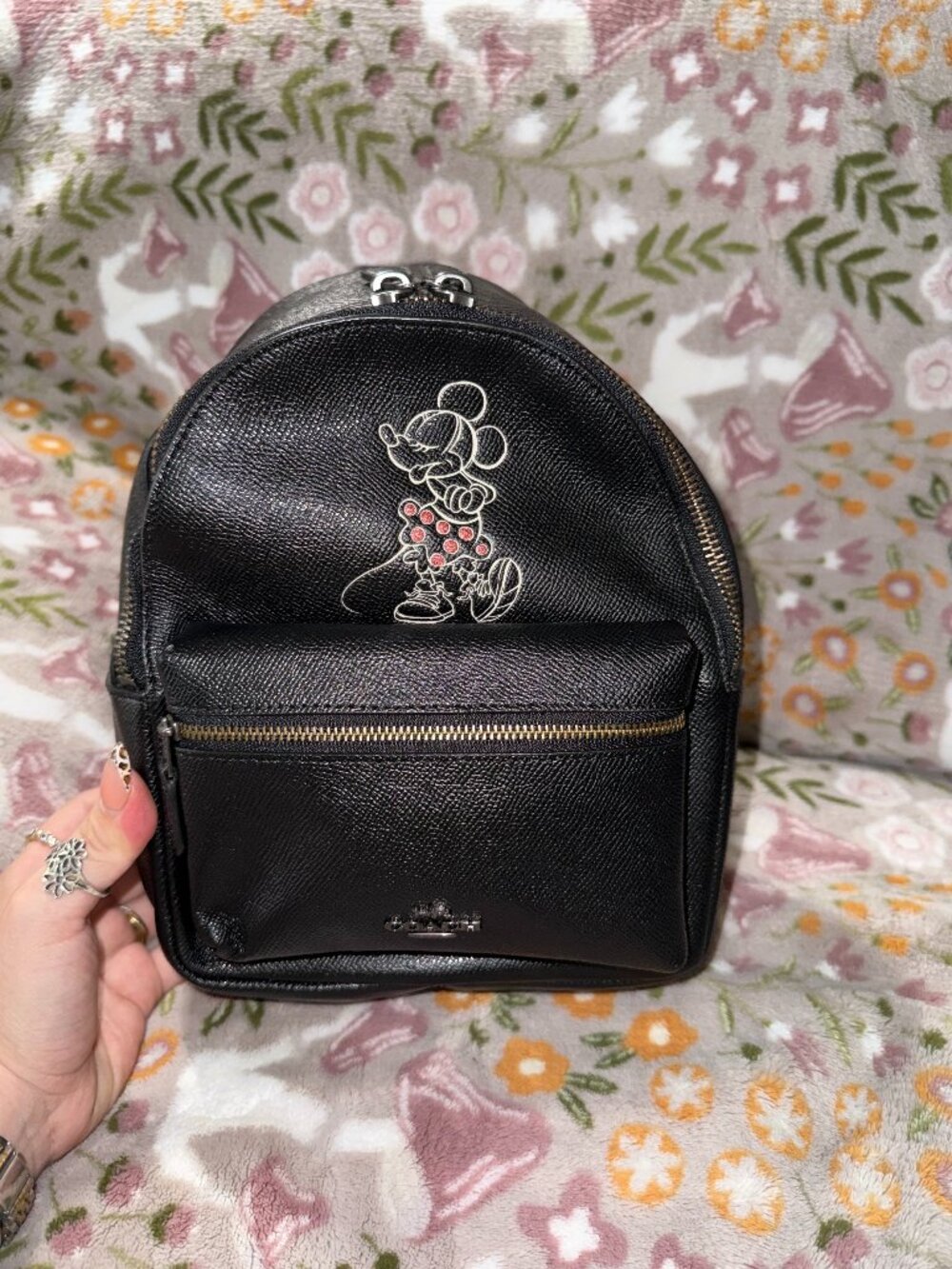 Disney x coach mini Charlie leather backpack